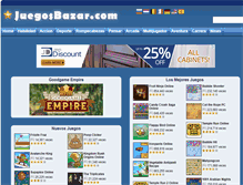 Tablet Screenshot of juegosbazar.com